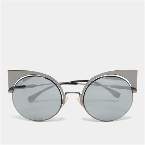 fendi ff 0177 s specchio|FENDI Eyeshine Sunglasses FF 0177/S Black .